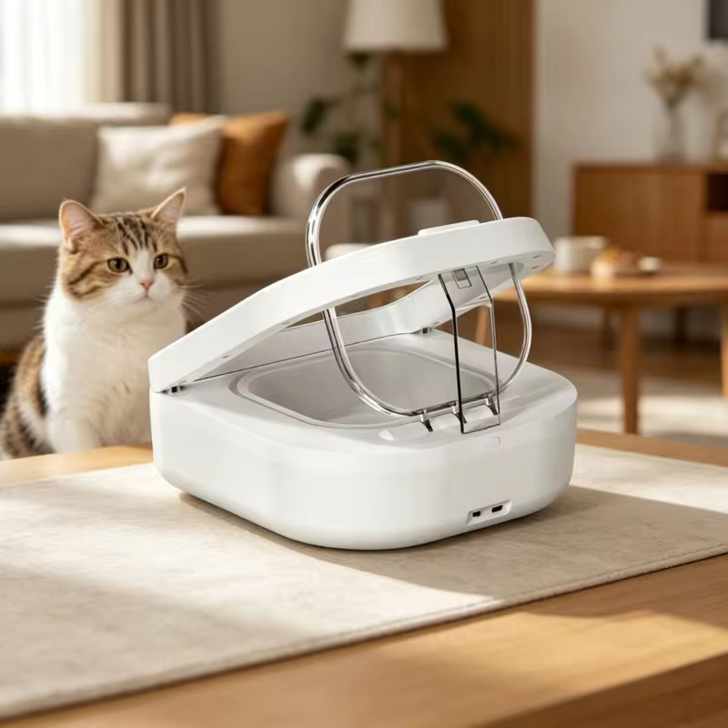 Smart AI Pet Feeder for Cats Dogs, Automatic Food Dispenser with Recognition, Pet Accessory