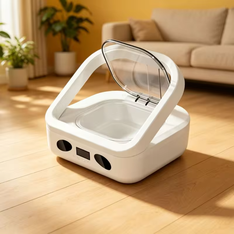 Smart AI Pet Feeder for Cats Dogs, Automatic Food Dispenser with Recognition, Pet Accessory